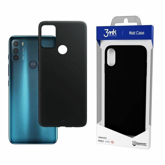 Etui MOTOROLA MOTO G50 5G 3mk Matt Case czarne