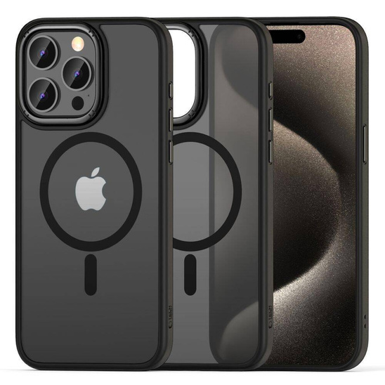 Etui APPLE IPHONE 15 PRO MAX Tech-Protect Magmat "2" MagSafe Matte czarne