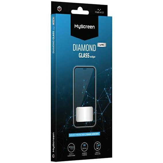 Szkło Hartowane 5D ZTE BLACK A72S MyScreen Diamond Glass Edge Lite Full Glue czarne