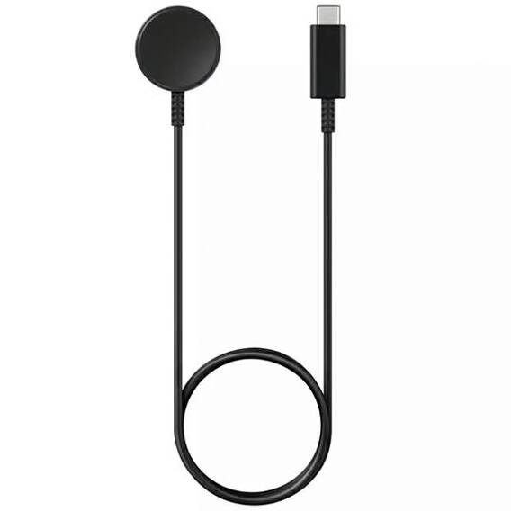 Ładowarka Indukcyjna do Galaxy Watch 7 / 6 / 5 / 4 / 3 / Active / Active2 Samsung (EP-OL300BBEGWW) USB-C czarna