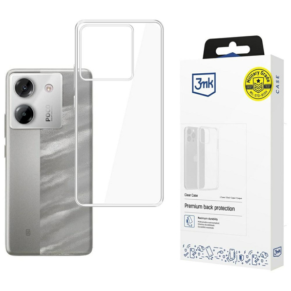 Etui XIAOMI POCO M7 PRO 5G 3mk Clear Case transparentne