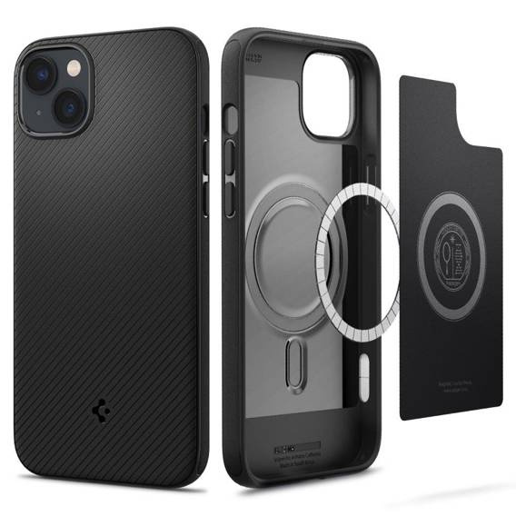 Etui IPHONE 15 PLUS / 14 PLUS Spigen Mag Armor czarne
