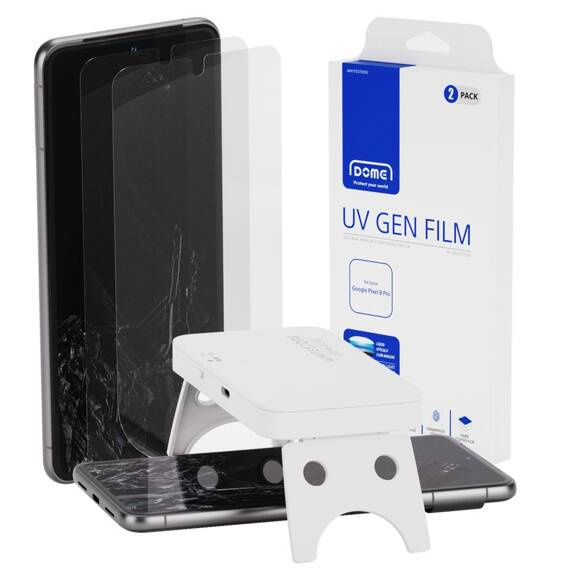 Folia Ochronna GOOGLE PIXEL 8 PRO Whitestone Dome UV GEN Film Clear