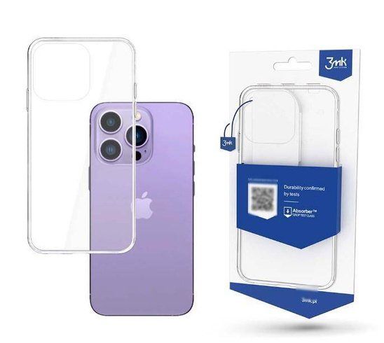 Etui IPHONE 14 PRO MAX 3MK Armor Case transparentne