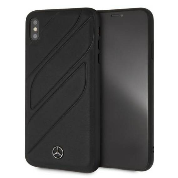Oryginalne Etui IPHONE XS MAX Mercedes Hardcase New Organic I czarne