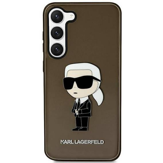 Oryginalne Etui SAMSUNG GALAXY S23+ Karl Lagerfeld Hardcase Ikonik (KLHCS23MHNIKTCK) czarne