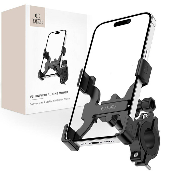 Uchwyt na Rower Tech-Protect V3 Universal Bike Mount czarny