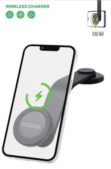 UCHWYT SAM T-PHOX MAG ON 15W MAGNETIC WIRELESS BLACK
