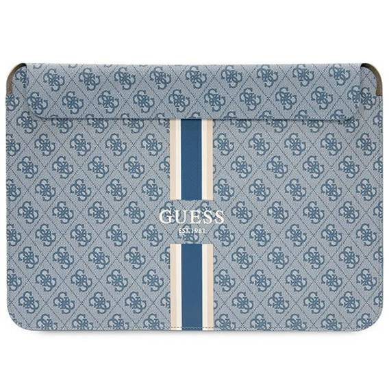 Torba LAPTOP 14" Guess Sleeve 4G Printed Stripes (GUCS14P4RPSB) niebieskie