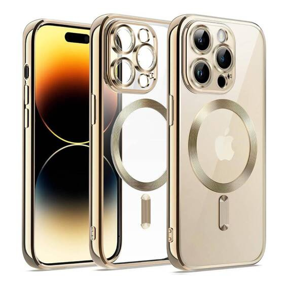 Etui IPHONE 14 PLUS Nexeri MagSafe Case złote