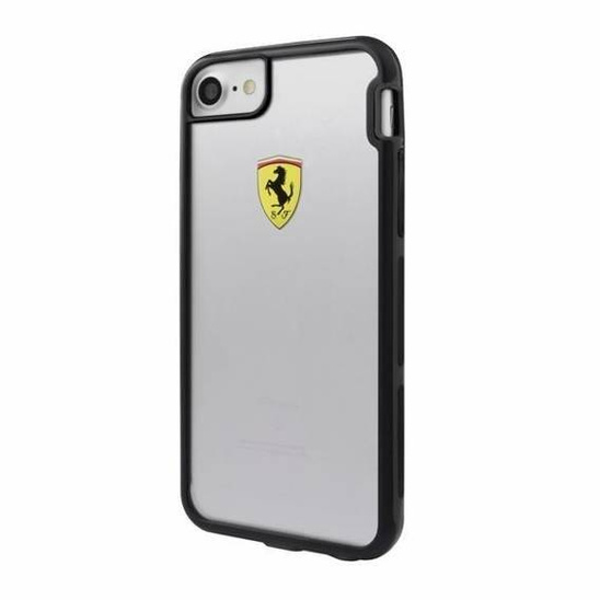 Oryginalne Etui IPHONE SE 2022 / SE 2020 / 7 / 8 Ferrari Hardcase Racing Shockproof (FEHCP7TR3) transparentne