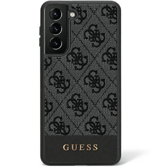 Oryginalne Etui SAMSUNG GALAXY S23 Guess Hard Case 4G Stripe Collection (GUHCS23SG4GLGR) czarne