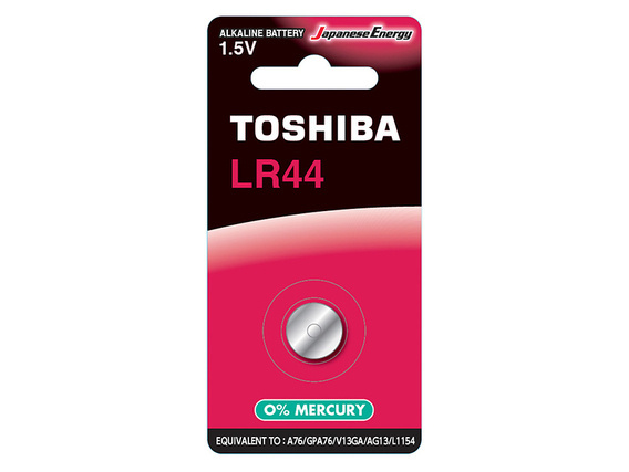 Bateria TOSHIBA ALKALINE LR44 1 szt