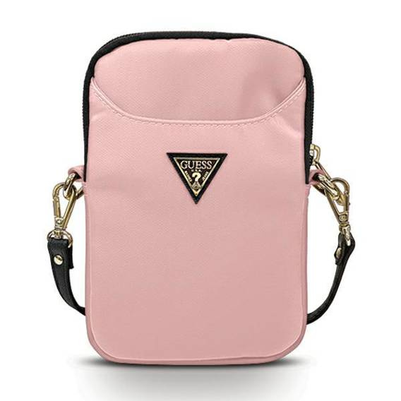 Torebka Guess Nylon Triangle Logo (GUPBNTMLLP) różowe