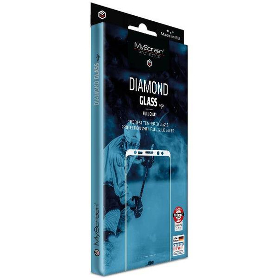 MS Diamond Glass Edge FG Sam A705 A70 czarny/black Full Glue