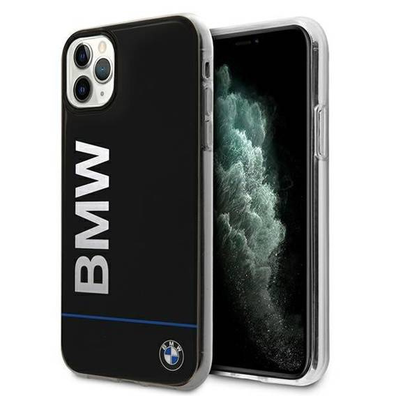 Oryginalne Etui IPHONE 11 PRO MAX BMW Hardcase Signature Printed Logo (BMHCN65PCUBBK) czarne