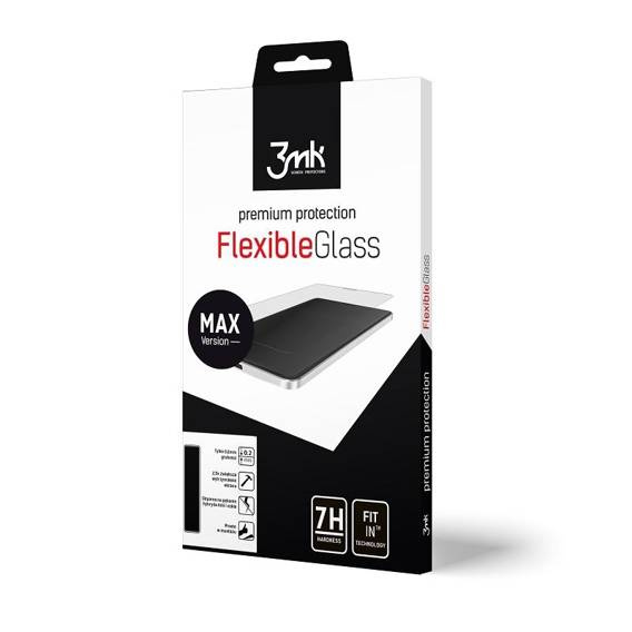 Szkło Hybrydowe IPHONE 7 / 8 3mk Flexible Glass Max białe