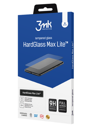Szkło Hartowane 5D XIAOMI REDMI NOTE 10 PRO 3mk Hard Glass Max Lite