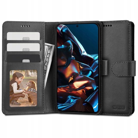 Etui XIAOMI REDMI NOTE 12 PRO 5G / POCO X5 PRO 5G Tech-Protect Wallet czarne