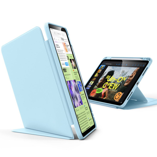 Etui APPLE IPAD AIR 11.0" (6GEN / 7GEN) 2024 - 2025 / 10.9" (4GEN / 5GEN) 2020 - 2022 ESR Flip Hybrid Sky Blue