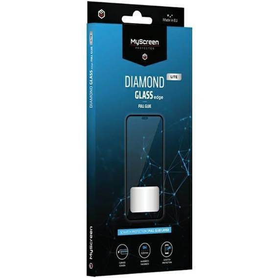 Szkło Hartowane APPLE IPHONE 15 PRO MAX MyScreen Diamond Glass Edge Full Glue Lite czarne