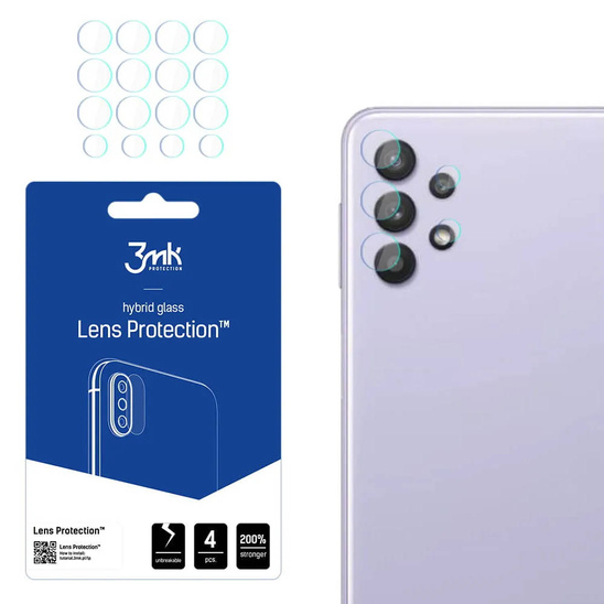 Szkło Hybrydowe na Aparat / Obiektyw SAMSUNG GALAXY A33 5G 3mk Flexible Glass Lens