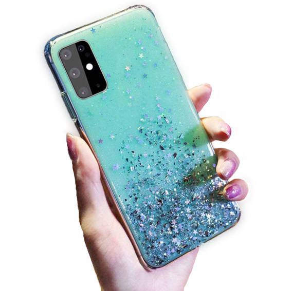 Etui XIAOMI 12 PRO Brokat Cekiny Glue Glitter Case miętowe