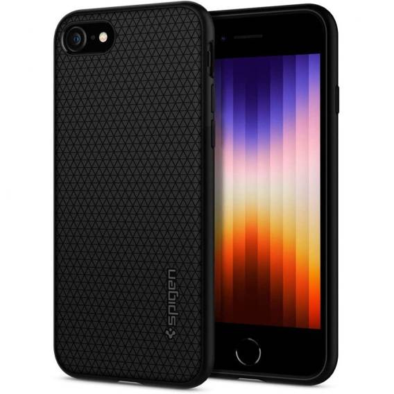 Etui IPHONE SE 2022 / SE 2020 / 7 / 8 Spigen Liquid Air czarne