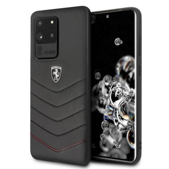 Oryginalne Etui SAMSUNG GALAXY S20 ULTRA Ferrari Hardcase Heritage (FEHQUHCS69BK) czarne