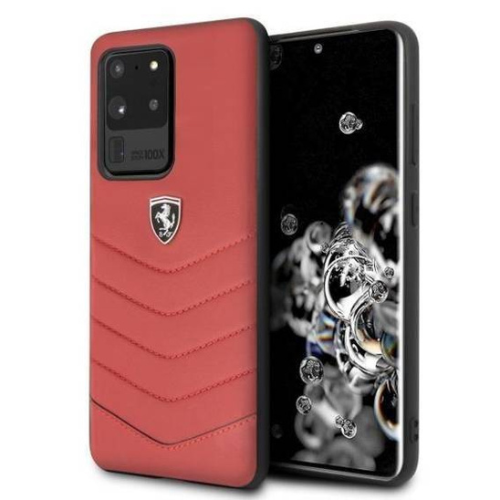 Oryginalne Etui SAMSUNG GALAXY S20 ULTRA Ferrari Hardcase Heritage (FEHQUHCS69RE) czerwone