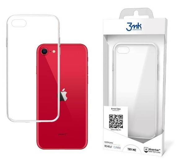 Etui IPHONE SE 2022 / SE 2020 / 7 / 8 3MK Armor Case transparentne