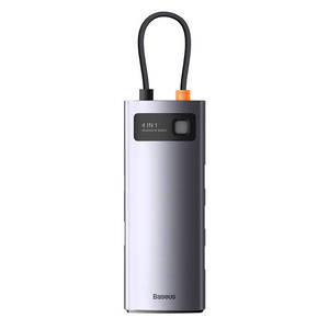 Hub 4w1 Baseus Metal Gleam Series, USB-C do 4x USB 3.0