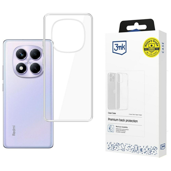 Etui XIAOMI REDMI NOTE 14 PRO 4G 3mk Clear Case transparentne