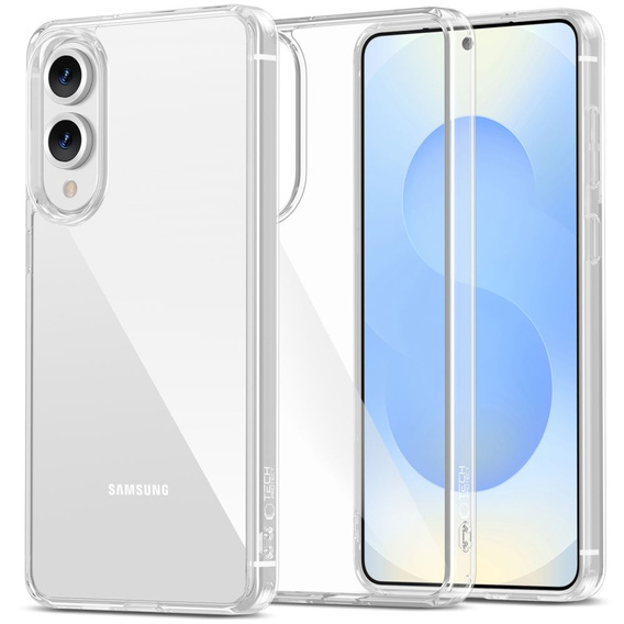 Etui SAMSUNG GALAXY S25 EDGE Tech-Protect Flexair Hybrid transparentne