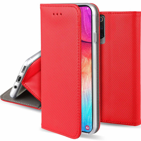 Etui SAMSUNG GALAXY S24 ULTRA Portfel z Klapką Flip Magnet czerwone