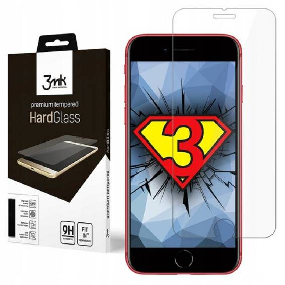 Szkło Hartowane IPHONE SE 2022 / SE 2020 3mk Hard Glass