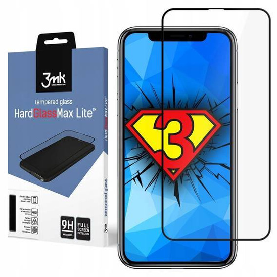 Szkło Hartowane 5D IPHONE 7 / 8 3mk Hard Glass Max Lite czarne