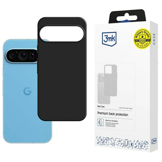 Etui GOOGLE PIXEL 9 / 9 PRO 3mk Matt Case czarne