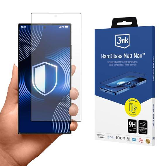 Szkło Hartowane 5D SAMSUNG GALAXY S24 ULTRA 3mk Hard Glass Max Matt