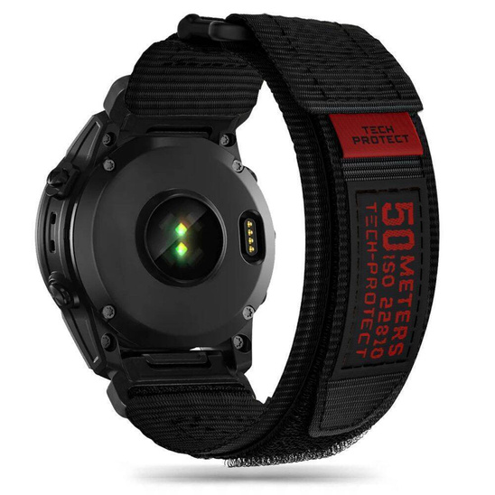 Pasek do GARMIN FENIX 3 / 5X / 3HR / 5X PLUS / 6X / 6X PRO / 7X Tech-Protect Scout Pro czarne