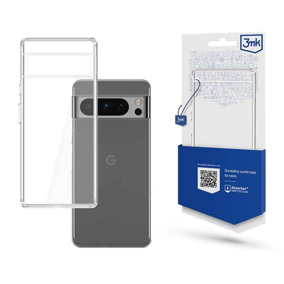 Etui GOOGLE PIXEL 8 PRO 3MK Armor Case transparentne