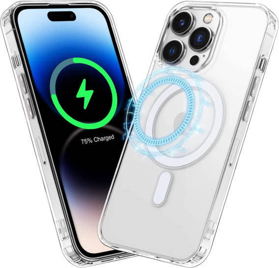 Etui APPLE IPHONE 15 Nexeri MagSafe Case transparentne