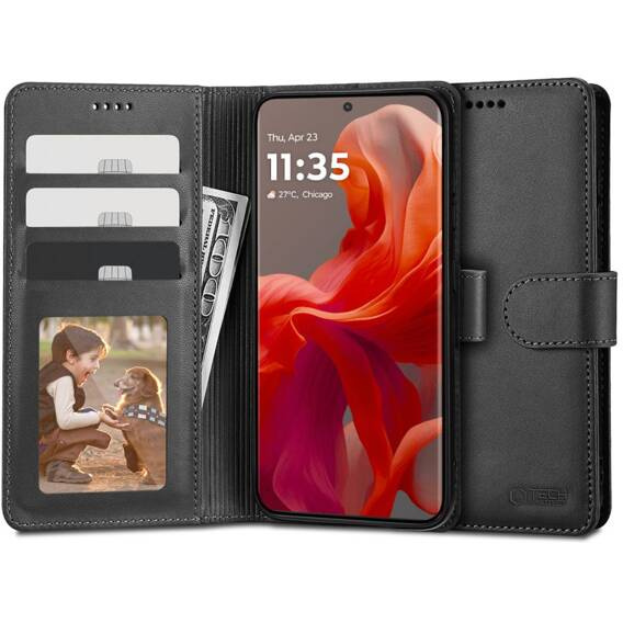 Etui MOTOROLA MOTO G85 5G Tech-Protect Wallet czarne