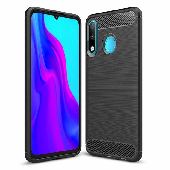 Etui HUAWEI P30 LITE Nexeri Carbon Pancerne czarne