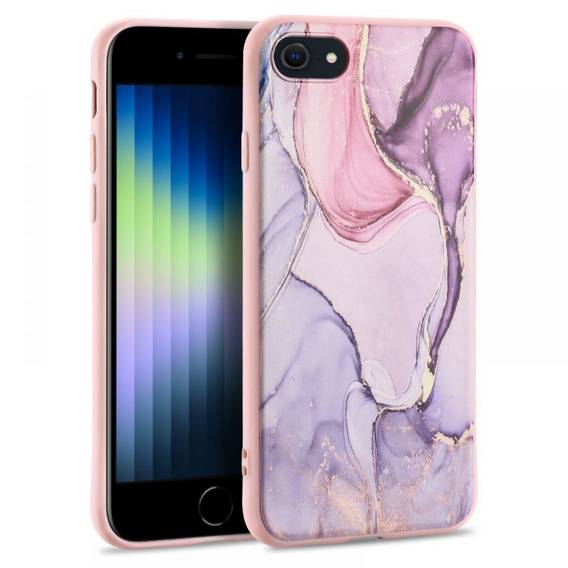 Etui IPHONE SE 2022 / SE 2020 / 7 / 8 Tech-Protect Marble "2" wielokolorowe