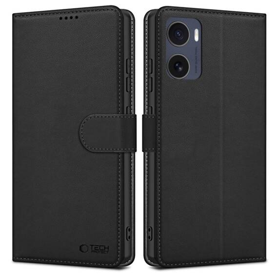 Etui MOTOROLA MOTO G05 / E15 Tech-Protect Wallet Matte czarne