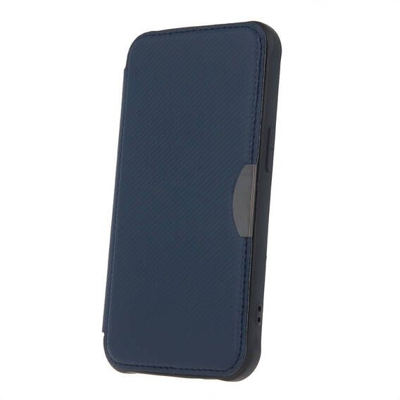 Etui SAMSUNG GALAXY S23 Kabura Smart Carbon granatowe