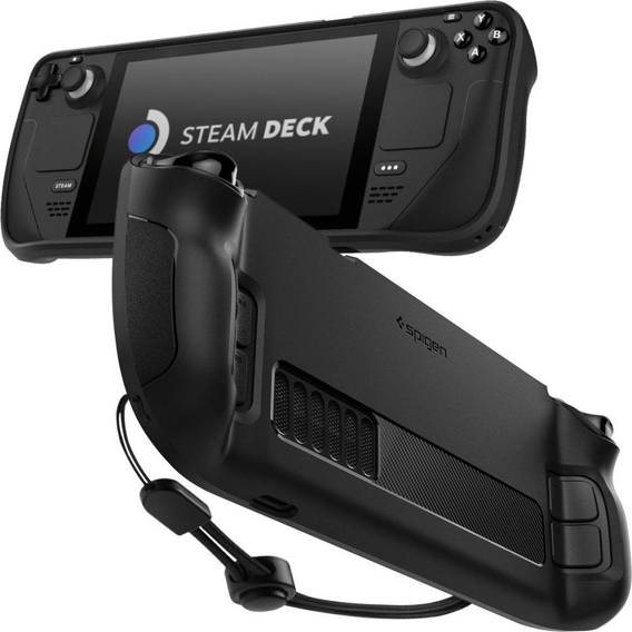 Etui STEAM DECK Spigen Rugged Armor Matte czarne