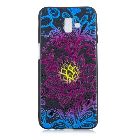 Etui Slim Art  SAMSUNG J6+ J6 PLUS unikatowe kwiaty