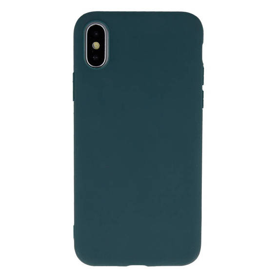 Etui XIAOMI 12 LITE Back Żel Matt ciemnozielone